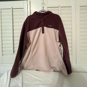 Purple and Pink Columbia snap button fleece. Size 3X.